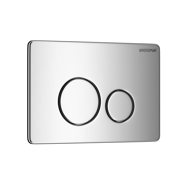 Клавиша смыва Grossman Style 700.K31.05.10M.10M хром глянцевый